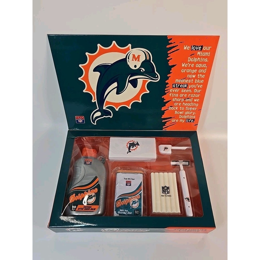 Miami Dolphins Team Body Care Gift Pack NFL Officially Licensed